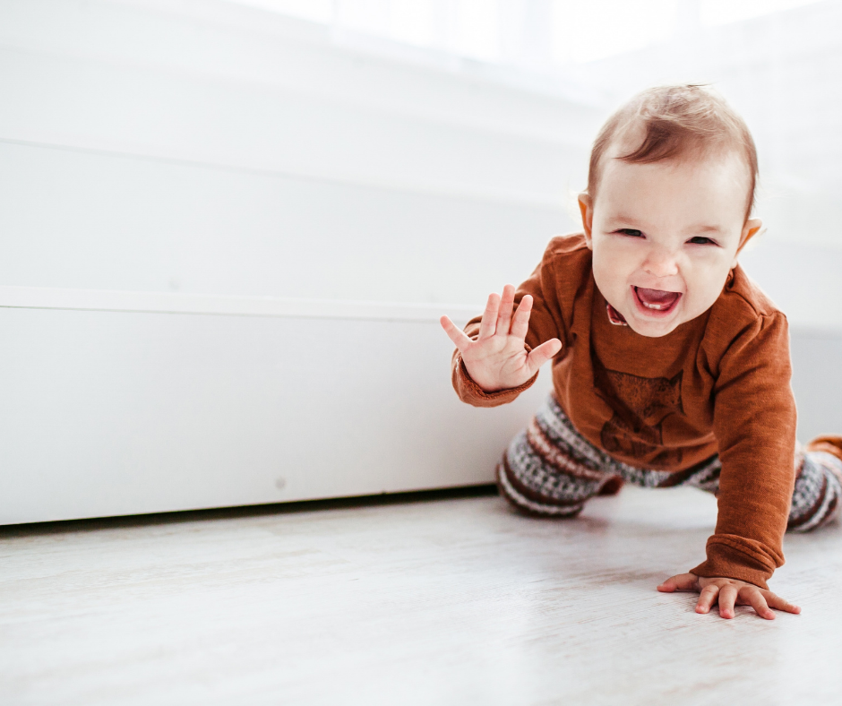 baby crawling