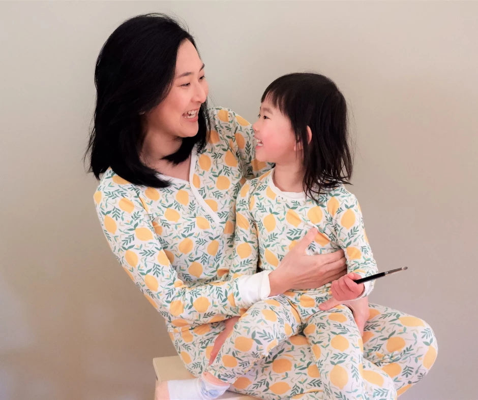 Family matching bamboo pyjamas