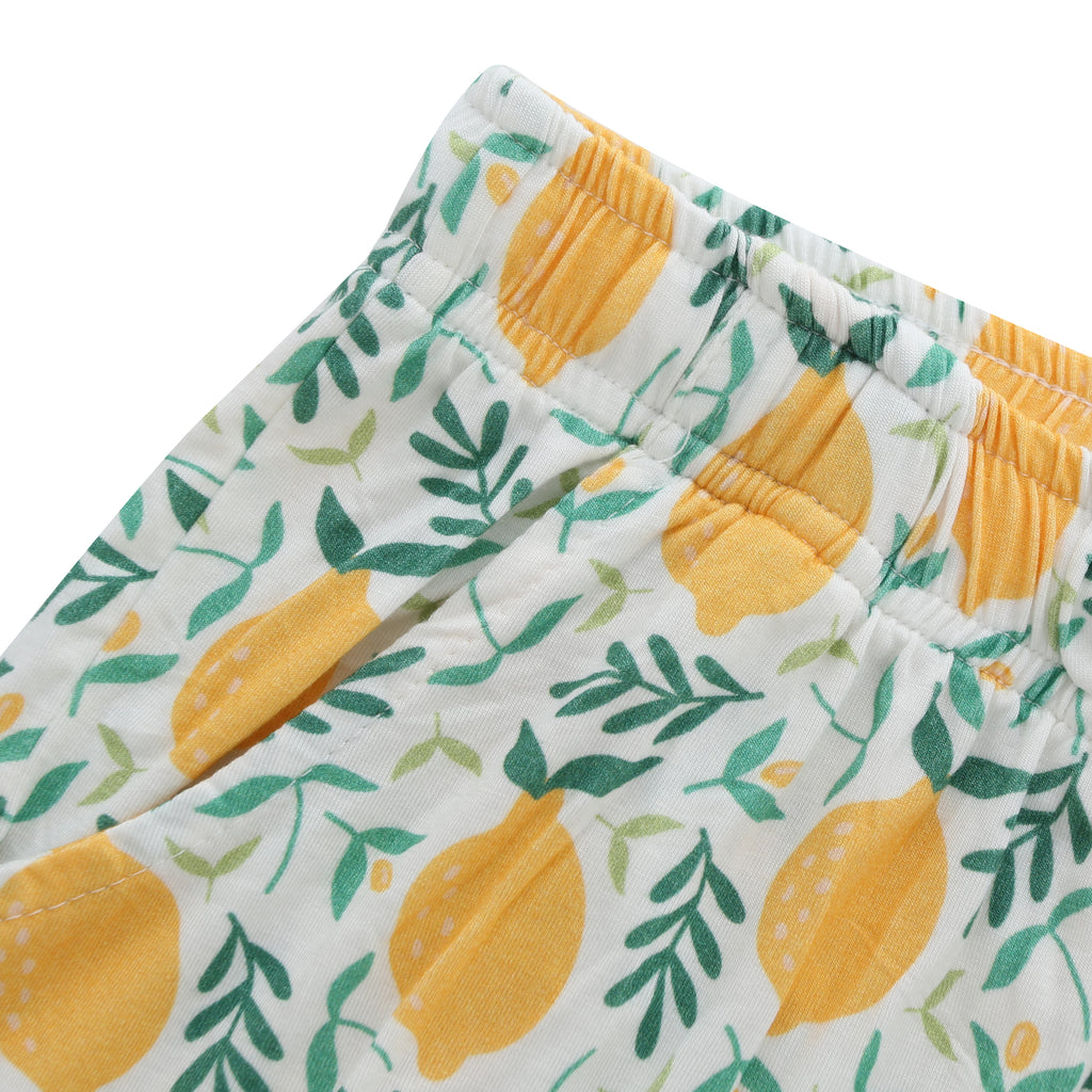 lemon bamboo pyjamas for adult