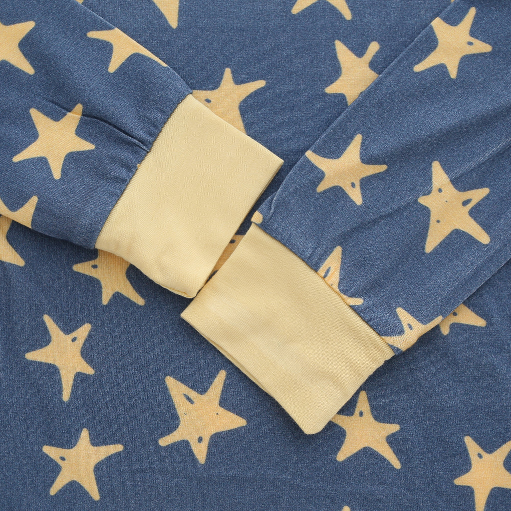 star pattern bamboo pyjamas for children